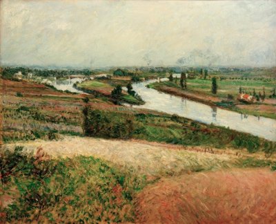 La Senna alla punta di Epinay da Gustave Caillebotte